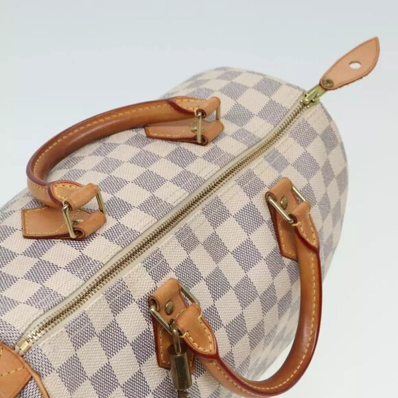 LOUIS VUITTON Damier Azur Speedy 30 Hand Bag - Picture 7 of 16